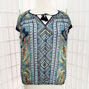John Paul RichardTie Pleated ShirtSize: Large